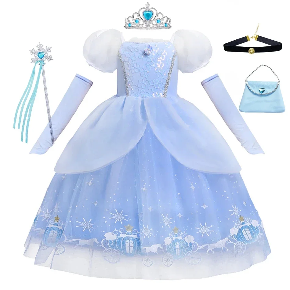 Summer Dresses Yours Clothing - Gaun Cosplay putri Cinderella untuk anak