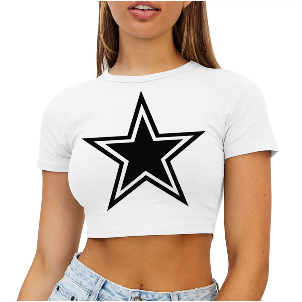 Summer Clothing For Teens - Atasan Crop Top Y2k 2000-an, atasan