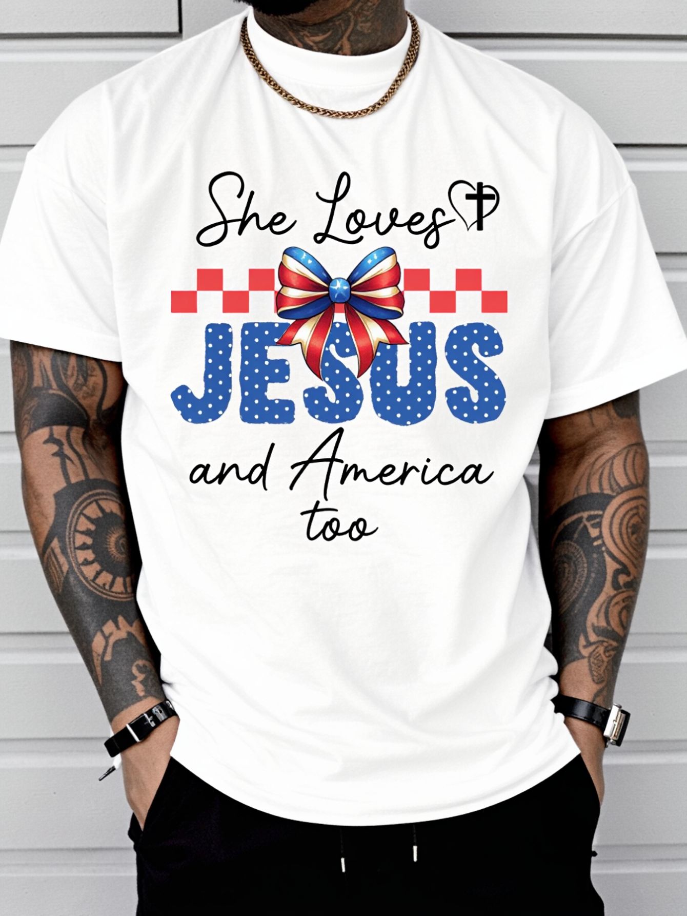 Summer Clothing Not Shein - Dia Menyukai Yesus & Amerika Juga
