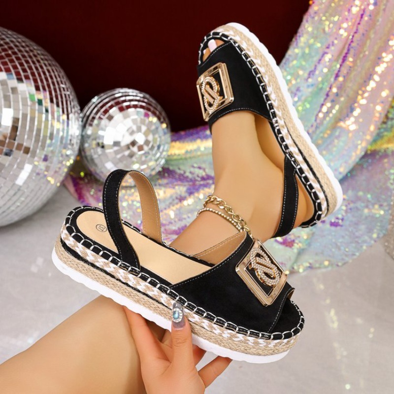Espadrille Sandal Women - Sandal Espadrille Platform Wanita Sepatu Baru