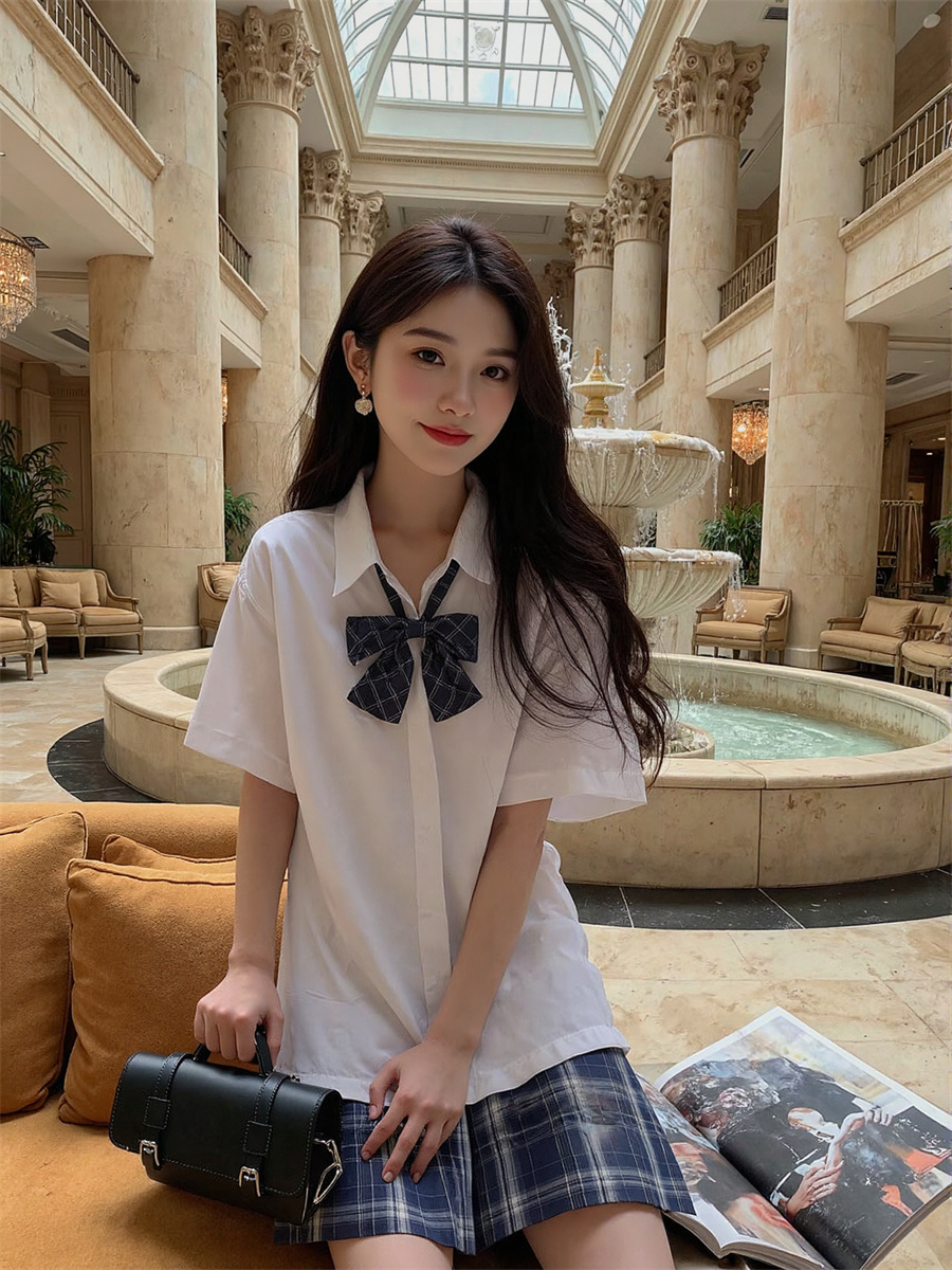 Summer Clothing Trends 2025 Women'S - Kemeja Lengan Pendek Gaya Korea Panjang