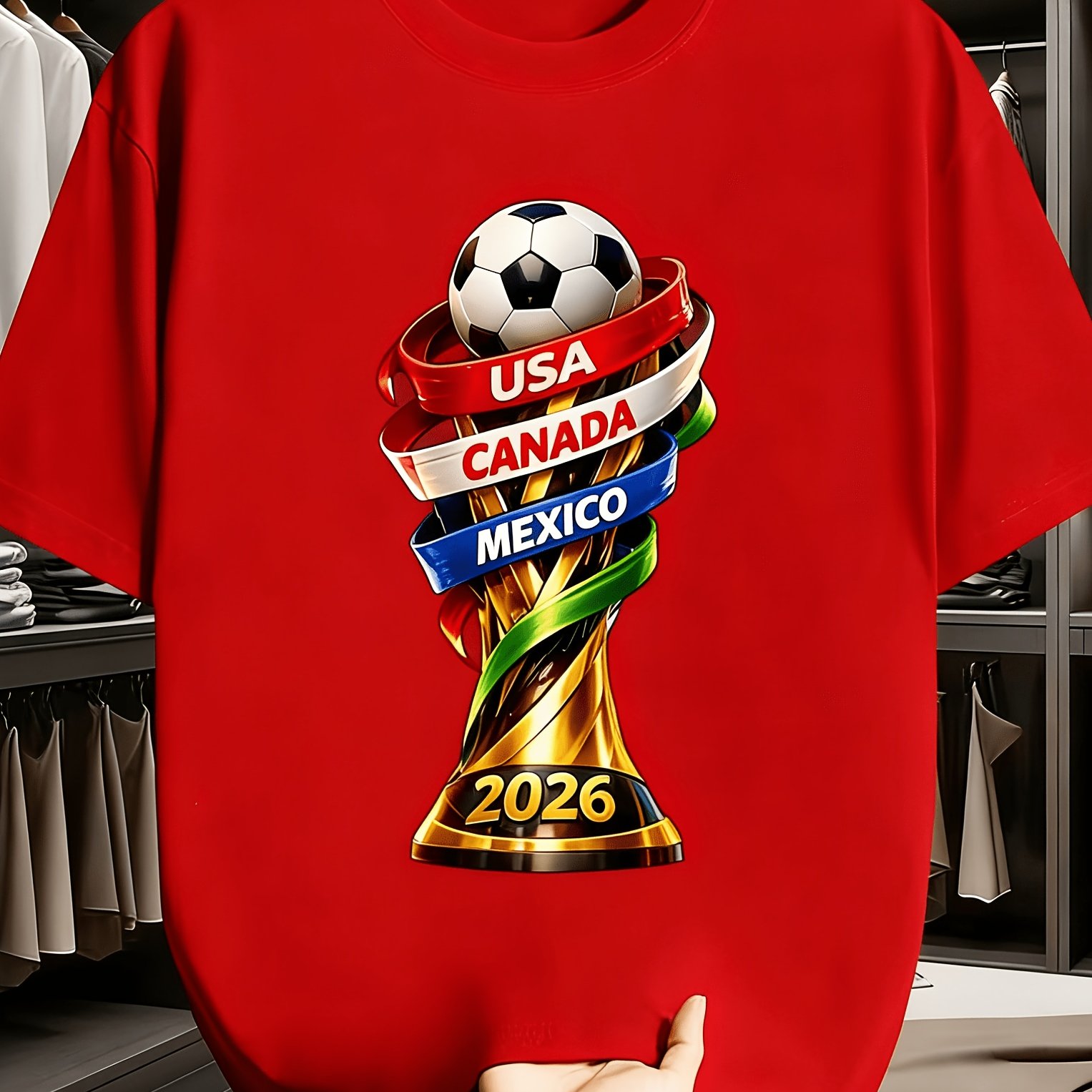 Summer Clothing Essentials Men - Kaos Cetak Lucu Piala AS Kanada