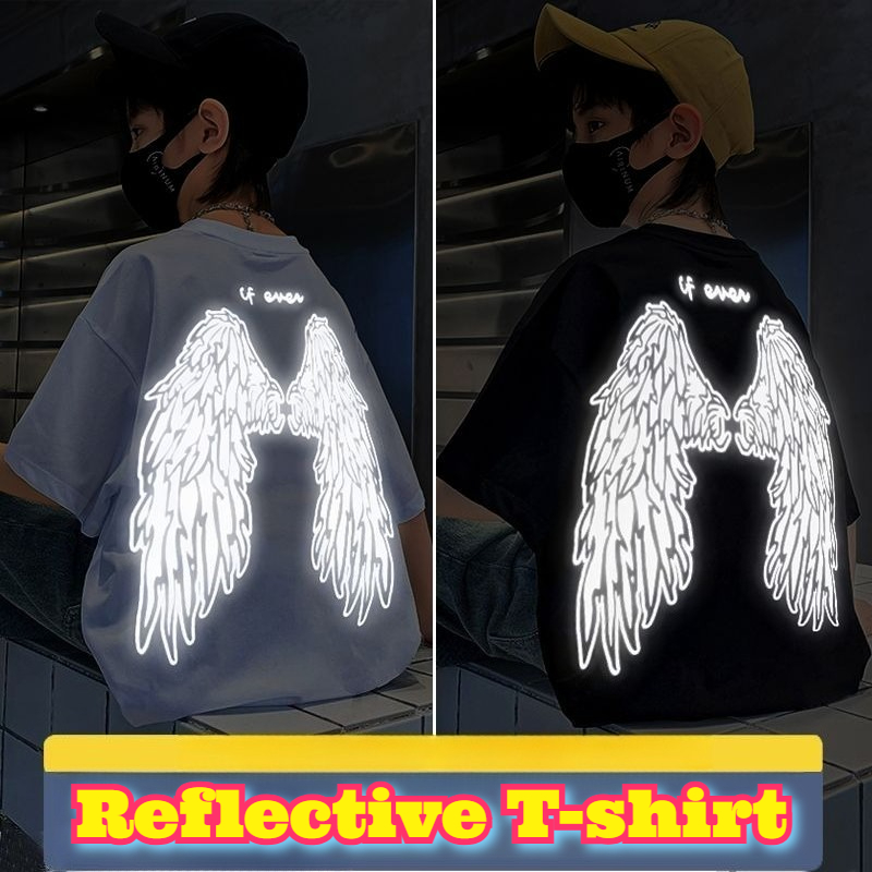 Summer Clothing For Teens - Kaus Sayap Reflektif Remaja Kaus Lengan