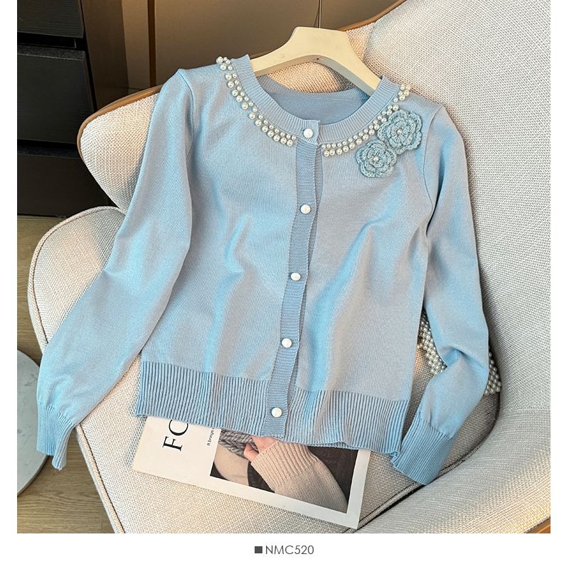 Summer Clothing In French - Sweter Wanita 2025 Musim Semi Musim
