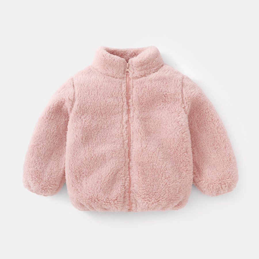 Summer Clothing Toddler - Mantel Bulu Warna Solid untuk Anak