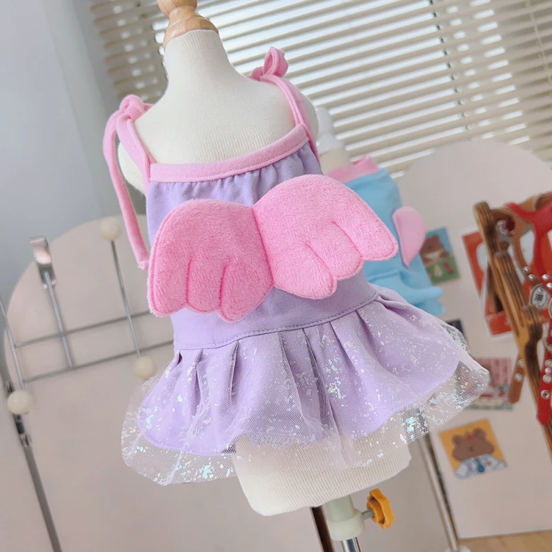 Summer Clothing In French - Pakaian Pug Pakaian Anjing Anak Perempuan