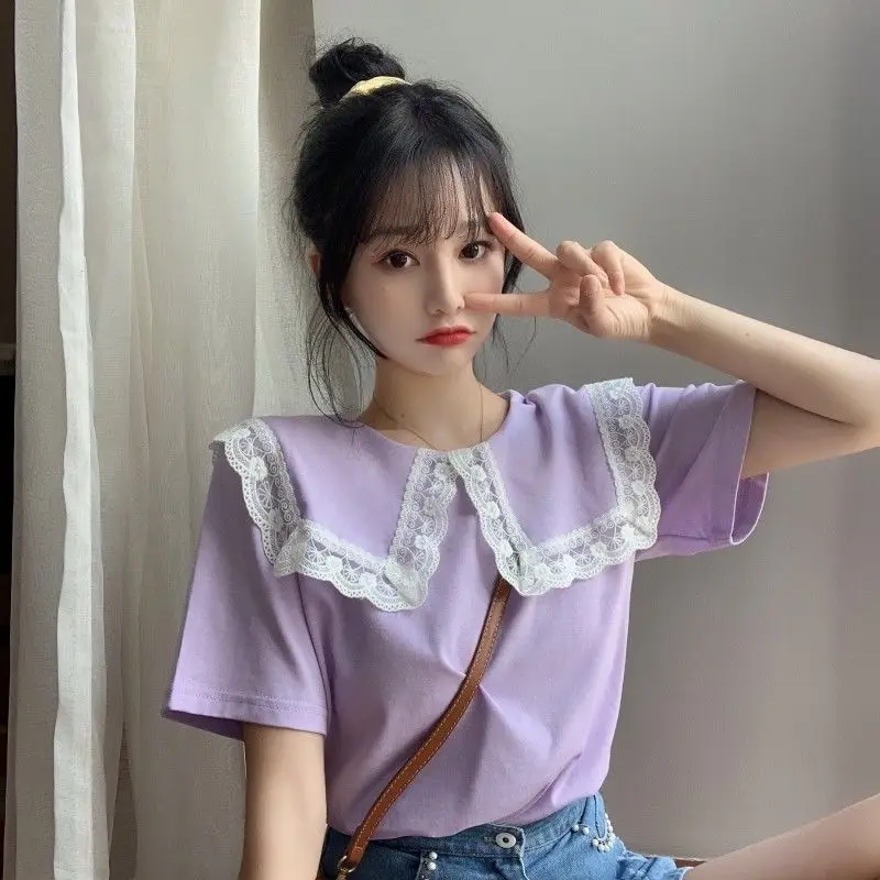 Summer Clothing Trends 2025 Women'S - Atasan Lucu untuk Wanita Kerah Kawaii