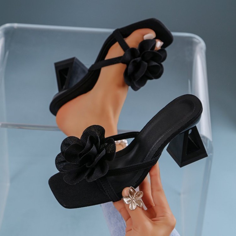 Summer Clothing Sale - Sandal Dekorasi Bunga 3D Wanita Sandal