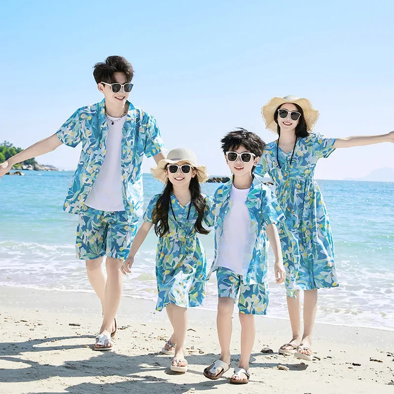 Summer Clothing Looks - Setelan Baju Ayah Anak Pakaian Liburan