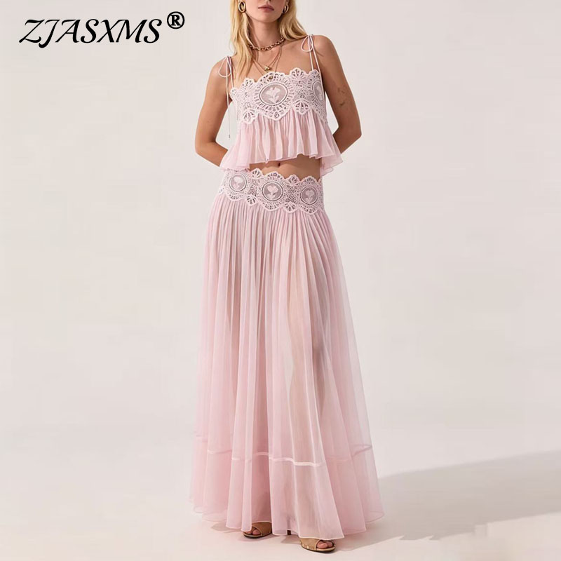 Summer Vacation Clothing Women - Atasan Crop Top Wanita dengan Tali