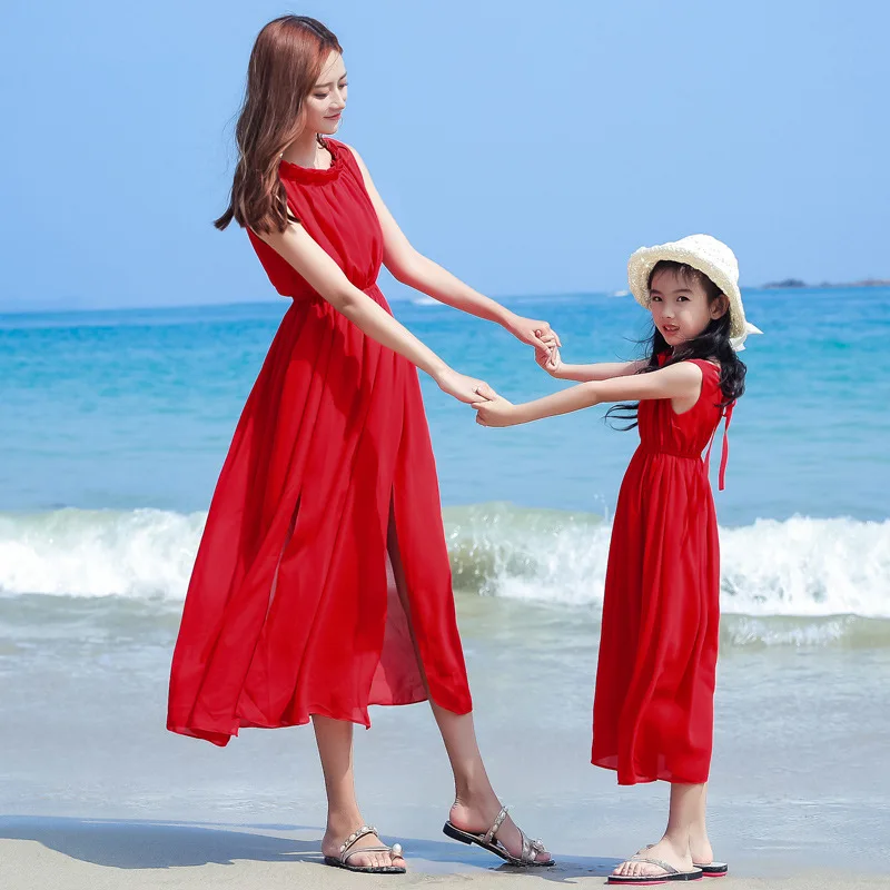 Gaun Tampilan Liburan Bayi Ibu - Summer Clothing Resort ulasan dan harga