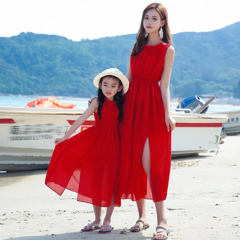 Gaun Tampilan Liburan Bayi Ibu - Summer Clothing Resort ulasan dan harga