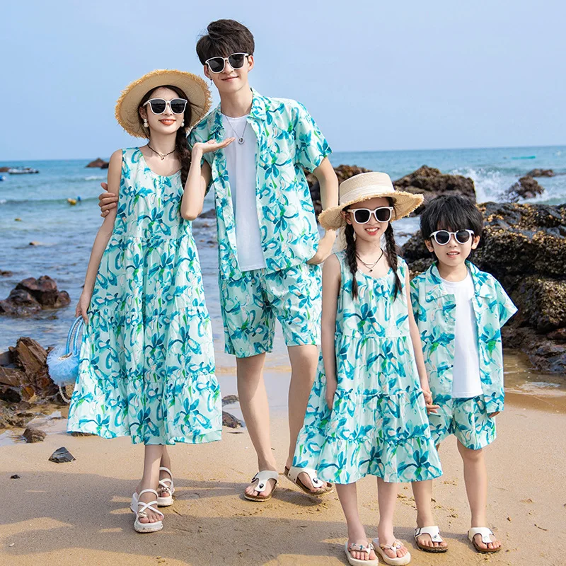Set pakaian pantai pasangan or - Summer Clothing Resort ulasan dan harga