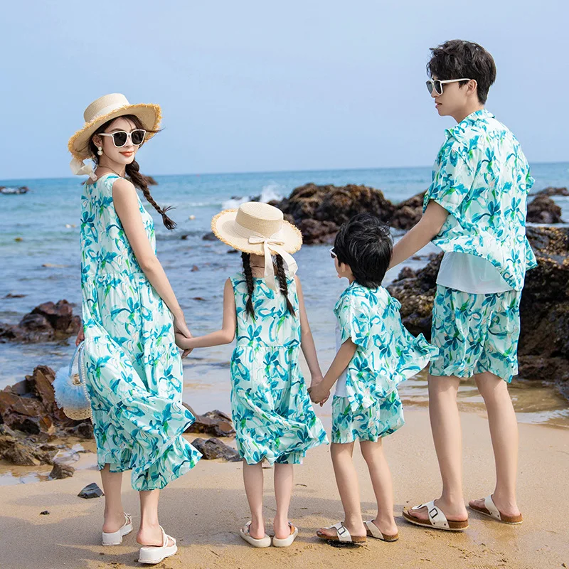 Set pakaian pantai pasangan or - Summer Clothing Resort ulasan dan harga