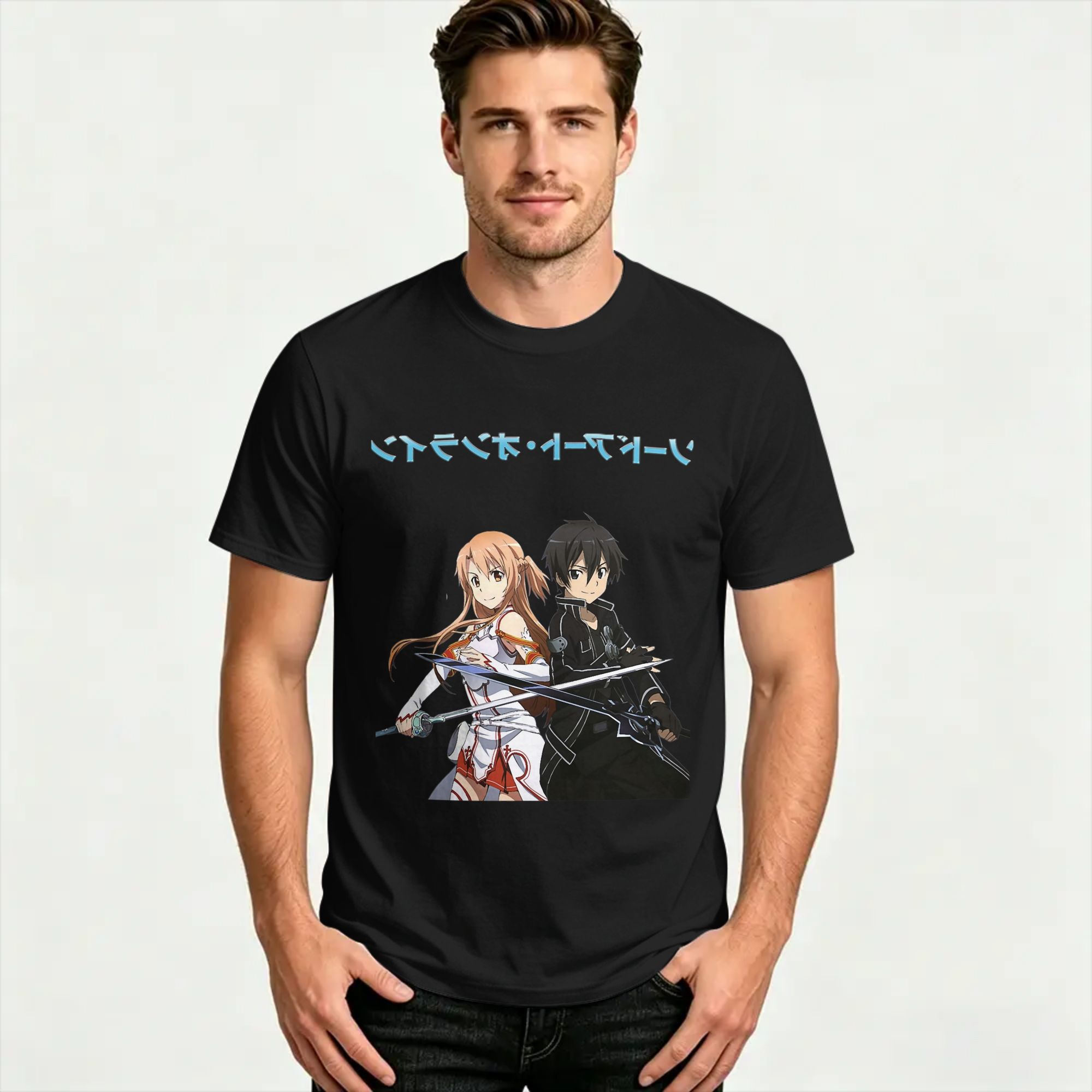 Kaus Katun Anime Sword Art Onl - Summer Clothing Online ulasan dan harga
