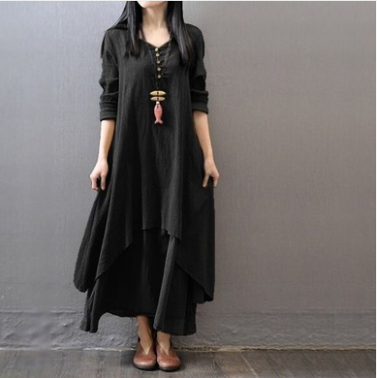 Gaun Wanita India Gaun Maxi Le - Indian Summer Vintage Clothing ulasan dan harga