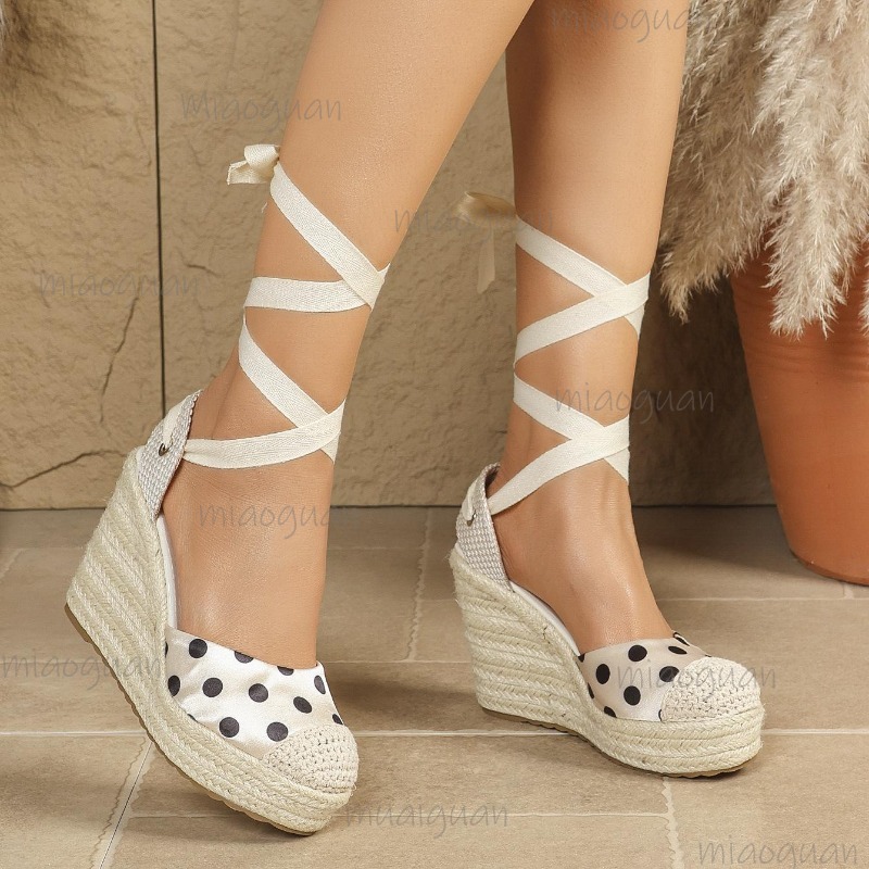 Sandal Espadrille Wanita Motif - Espadrille Sandal Women ulasan dan harga