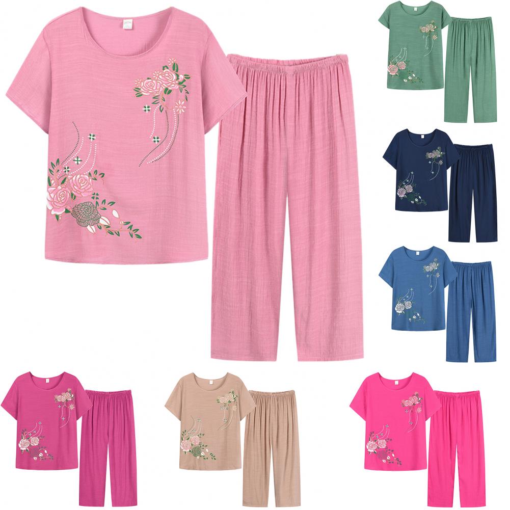 Piyama Wanita Terbaru Setelan  - Xl Summer Clothing ulasan dan harga