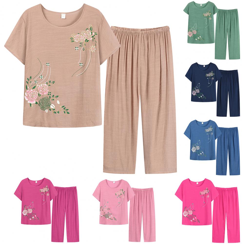 Piyama Wanita Terbaru Setelan  - Xl Summer Clothing ulasan dan harga