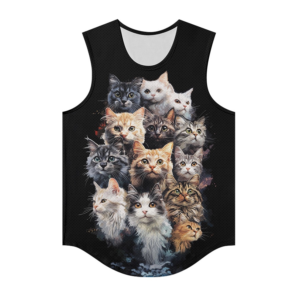 Rompi Pria Trendi Kawaii Kucin - Summer Clothing Essentials Men ulasan dan harga