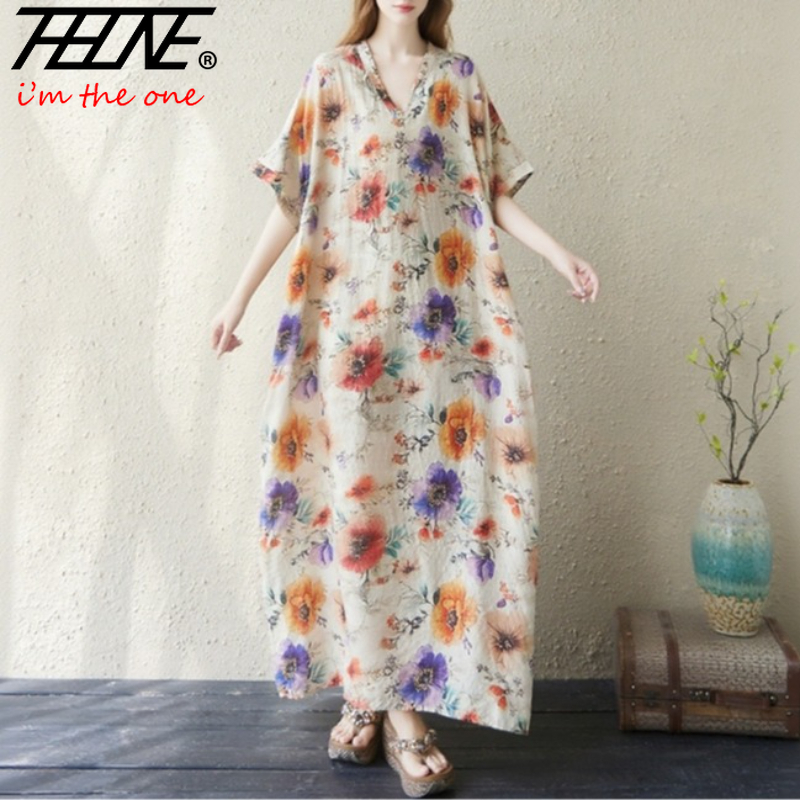 Gaun wanita pakaian India Gaun - Indian Summer Vintage Clothing ulasan dan harga