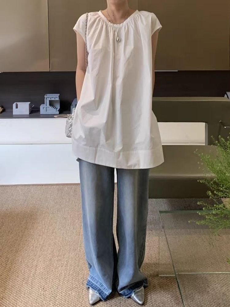 Blus tanpa lengan wanita Vinta - Summer Clothing In French ulasan dan harga