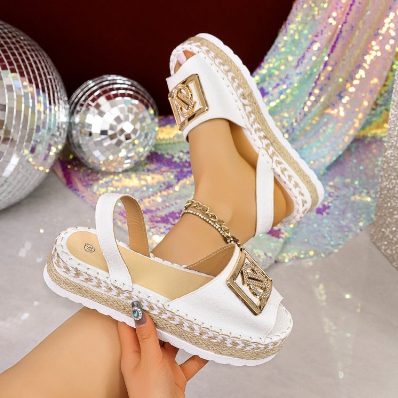 Sandal Espadrille Platform Wan - Espadrille Sandal Women ulasan dan harga