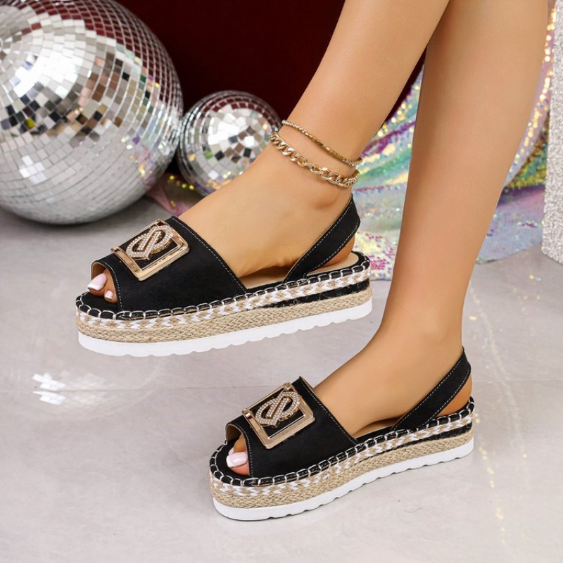 Sandal Espadrille Platform Wan - Espadrille Sandal Women ulasan dan harga