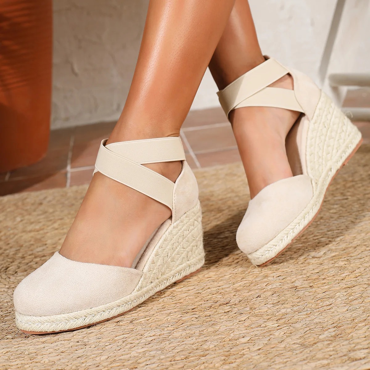 Sandal Wedges Espadrille Wanit - Espadrille Sandal Women ulasan dan harga