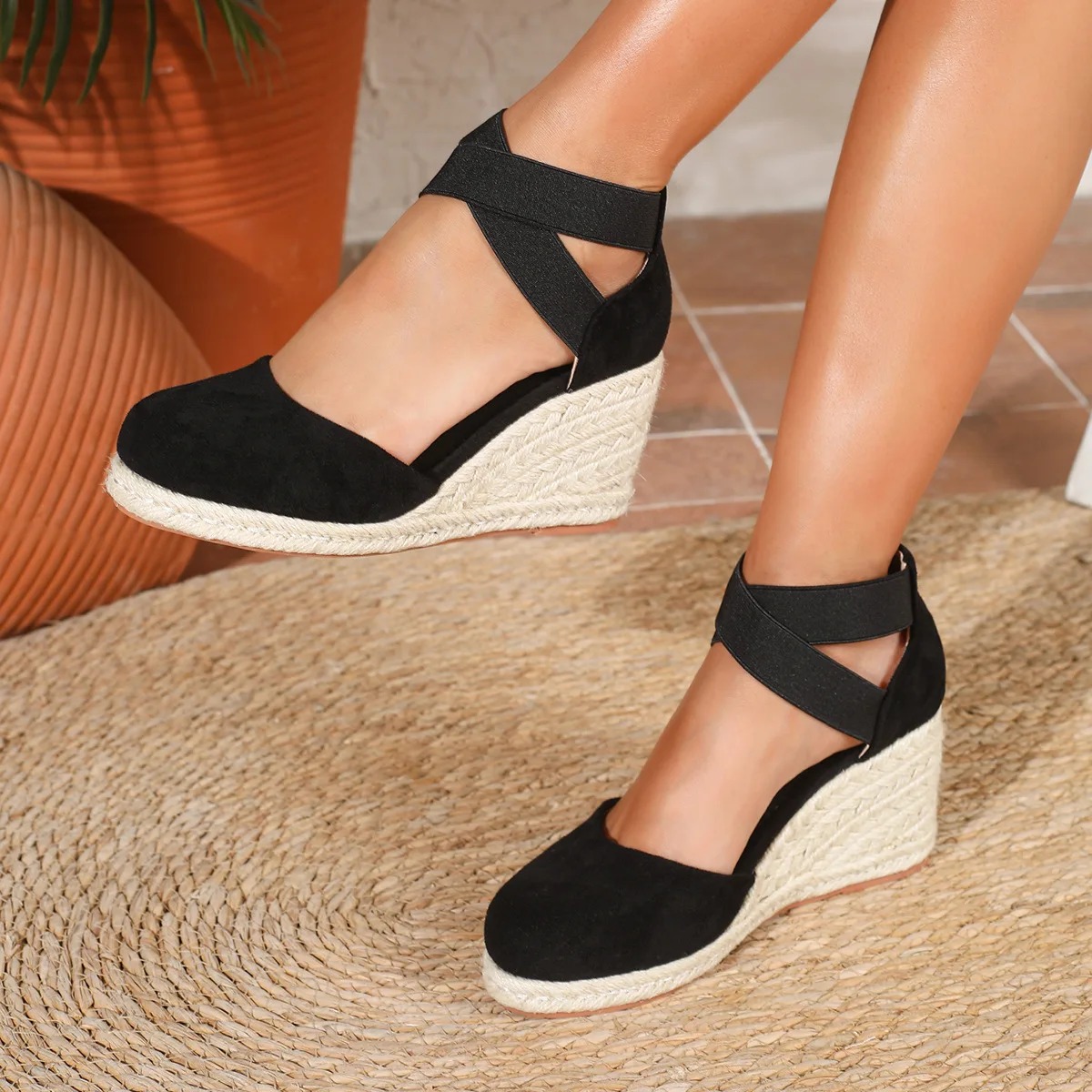 Sandal Wedges Espadrille Wanit - Espadrille Sandal Women ulasan dan harga
