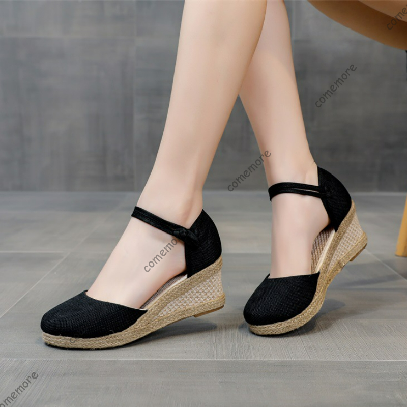 Comemore Sandal Hak Tinggi Sep - Espadrille Sandal Women ulasan dan harga