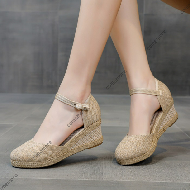 Comemore Sandal Hak Tinggi Sep - Espadrille Sandal Women ulasan dan harga