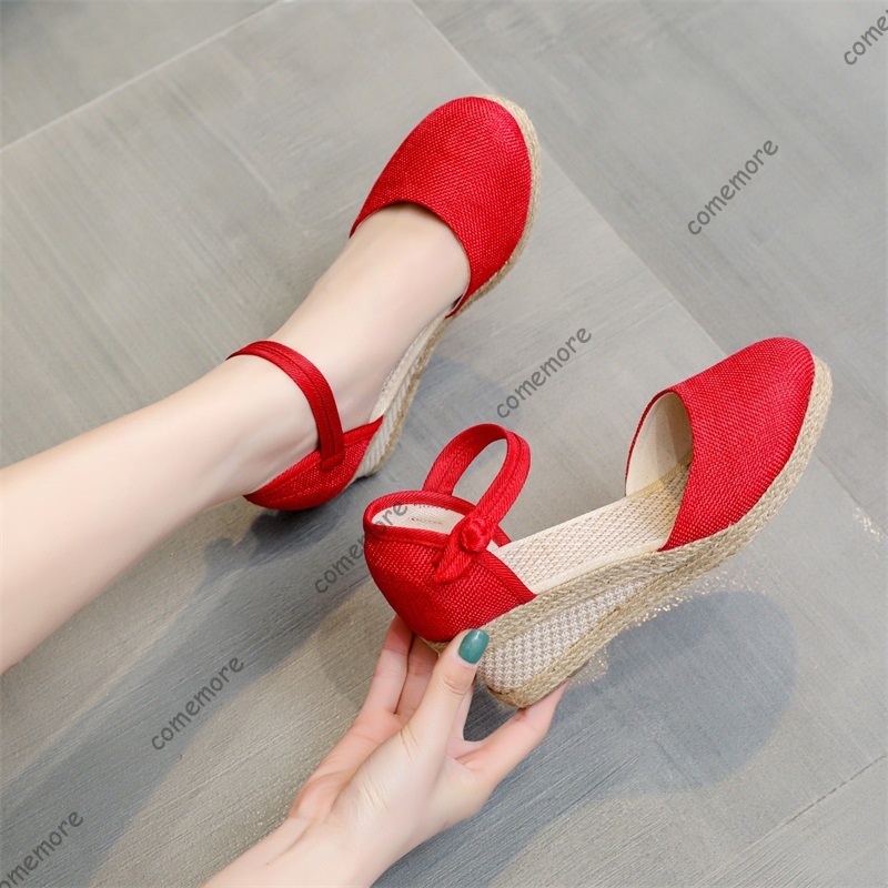 Comemore Sandal Hak Tinggi Sep - Espadrille Sandal Women ulasan dan harga