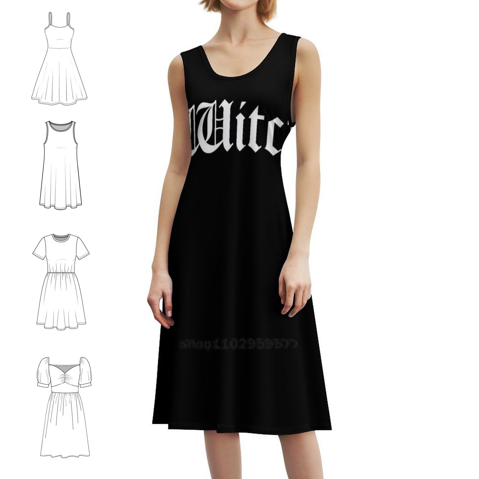Gaun Tanpa Lengan Bohemian Pen - Summer Vacation Clothing Women ulasan dan harga