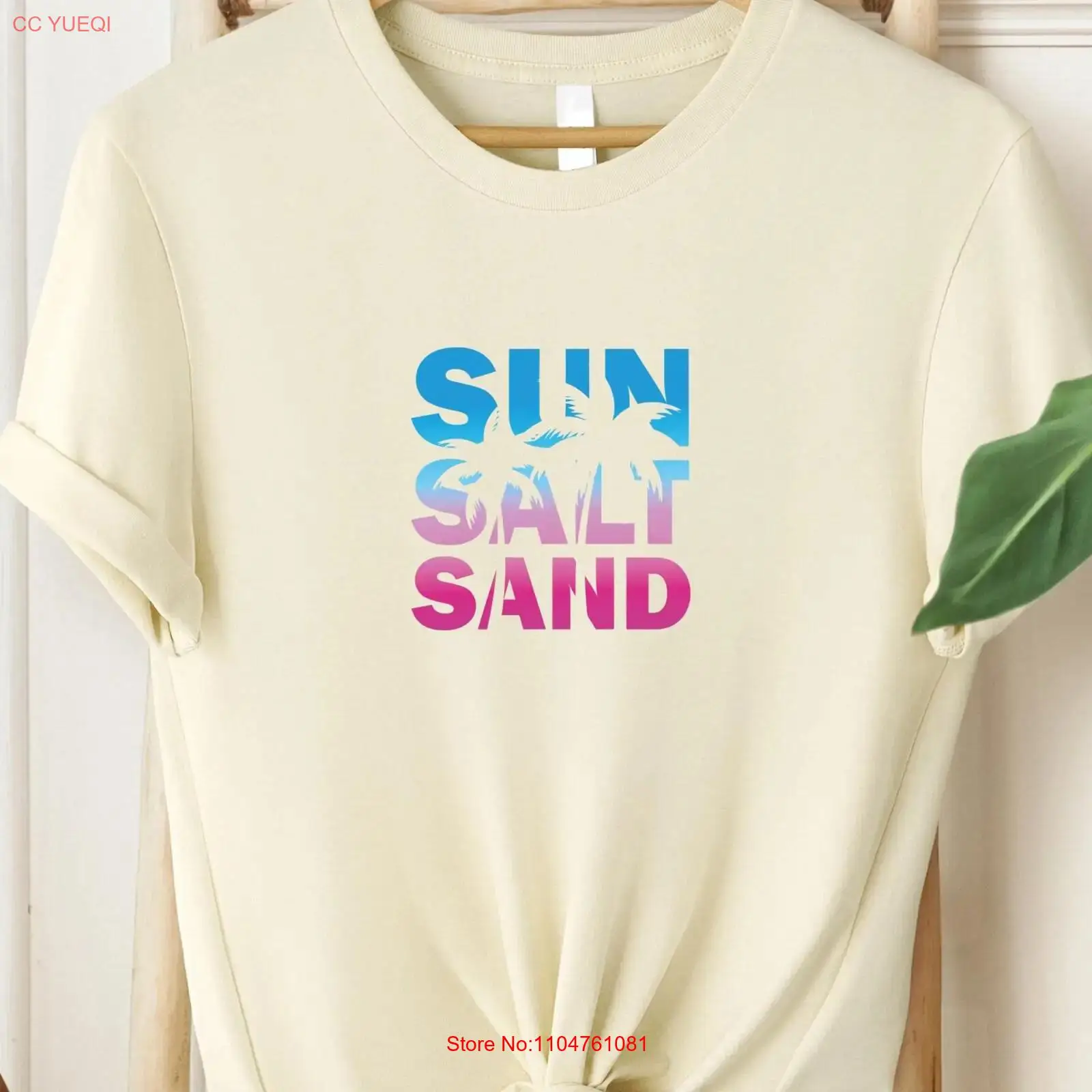 Kaos Sun Salt Sand Retro Summe - Summer Clothing Vibes ulasan dan harga