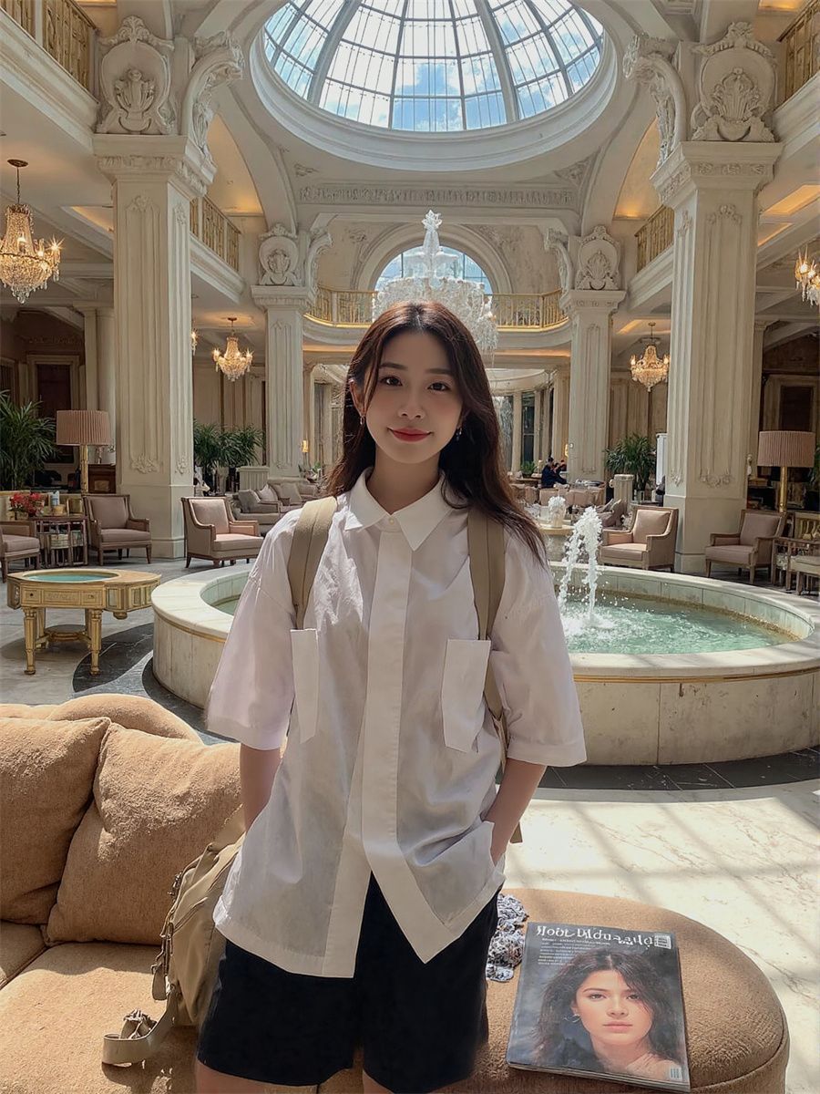 Kemeja Lengan Pendek Gaya Kore - Summer Clothing Trends 2025 Women'S ulasan dan harga