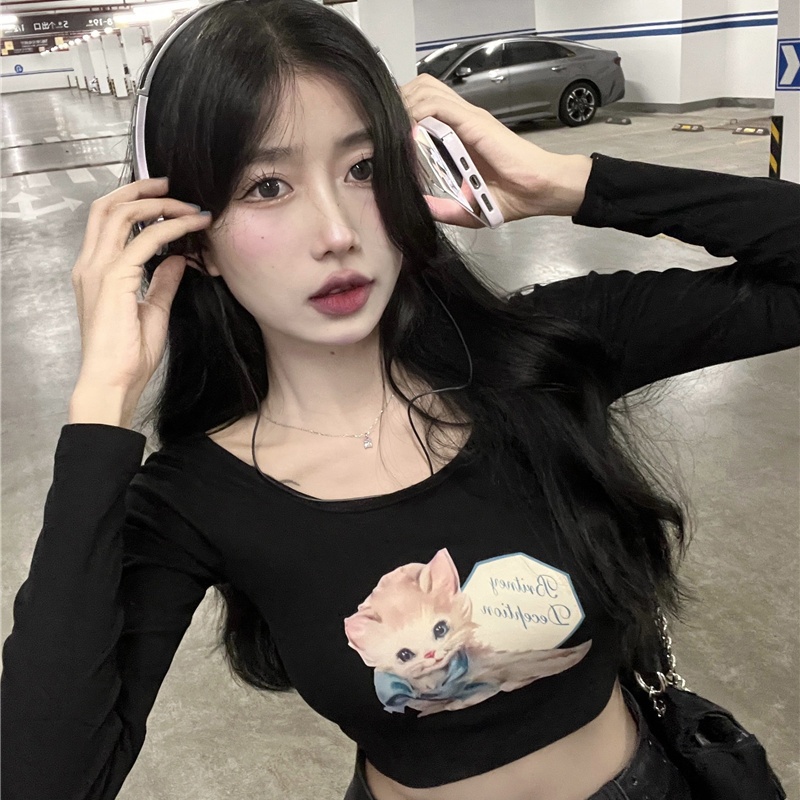 Kaos Crop Top Pakaian Wanita E - Summer Clothing Vibes ulasan dan harga