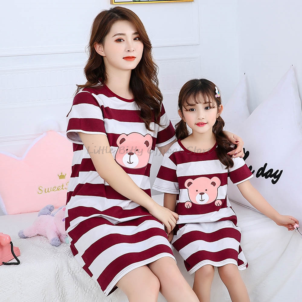 Gaun malam anak perempuan ibu  - Summer Clothing For Teens ulasan dan harga