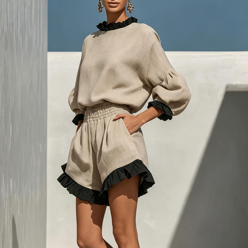 Setelan 2 Potong Gaya Boho den - Summer Vacation Clothing Women ulasan dan harga