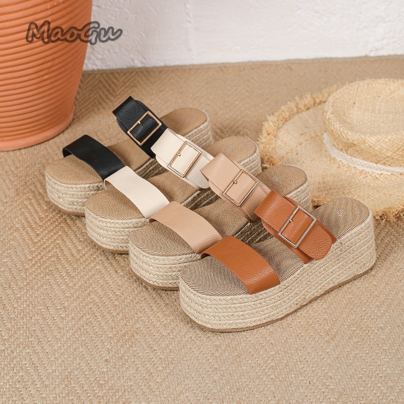 Sandal Espadrille Platform Wan - Espadrille Sandal Women ulasan dan harga