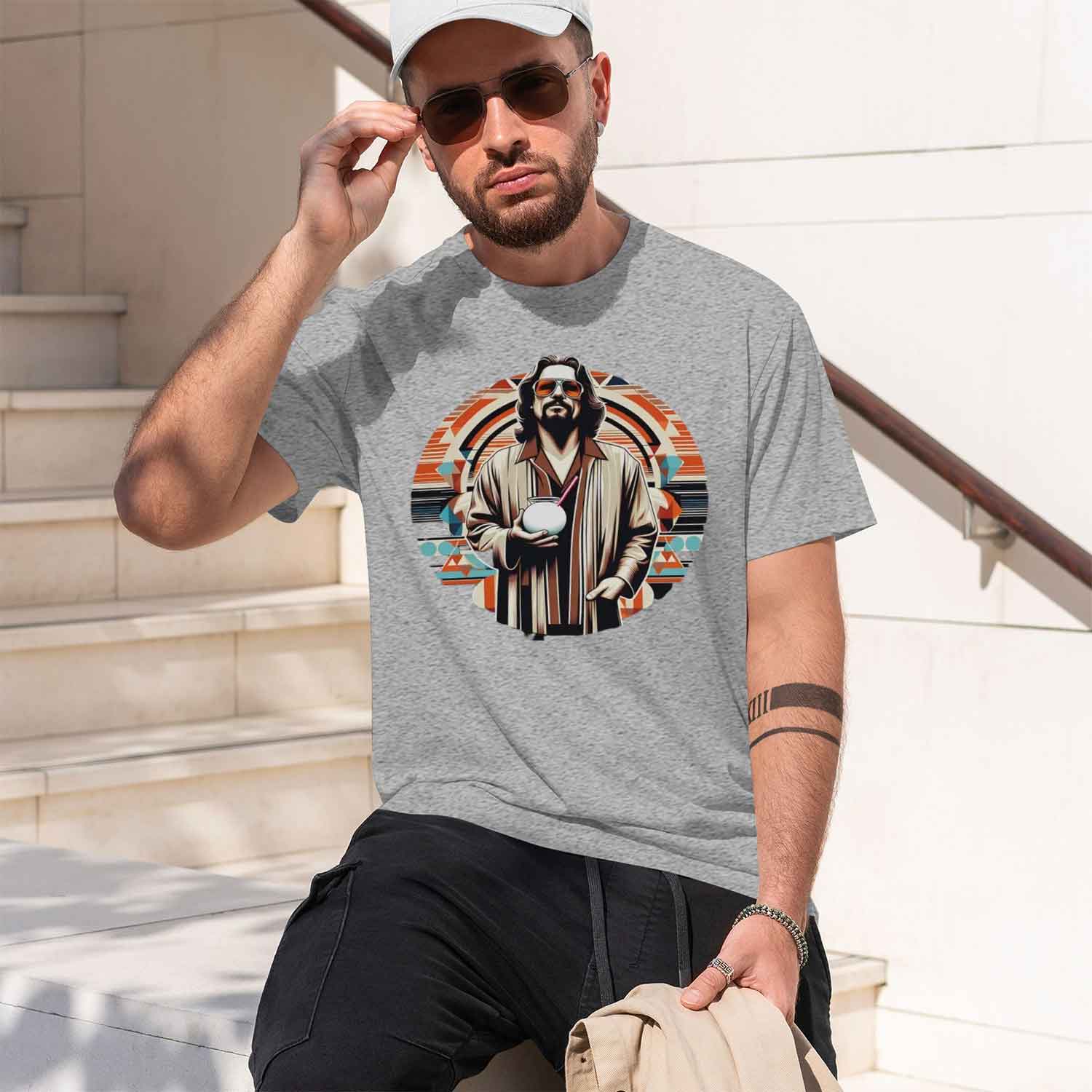 Kaos The Big Lebowski Movie Th - Summer Clothing Essentials Men ulasan dan harga
