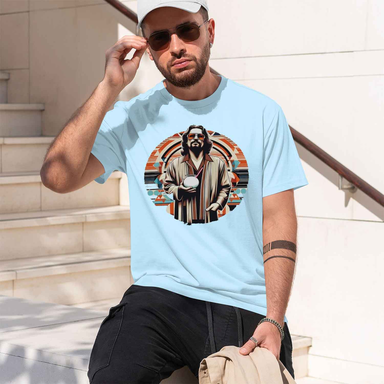 Kaos The Big Lebowski Movie Th - Summer Clothing Essentials Men ulasan dan harga