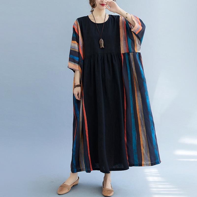 Gaun Pakistan India Gaun Maxi  - Indian Summer Vintage Clothing ulasan dan harga