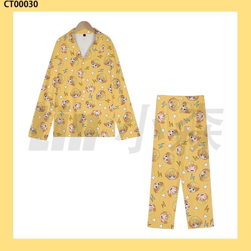 Piyama Zenitsu Demon Slayer Lu - Summer Clothing For Teens ulasan dan harga