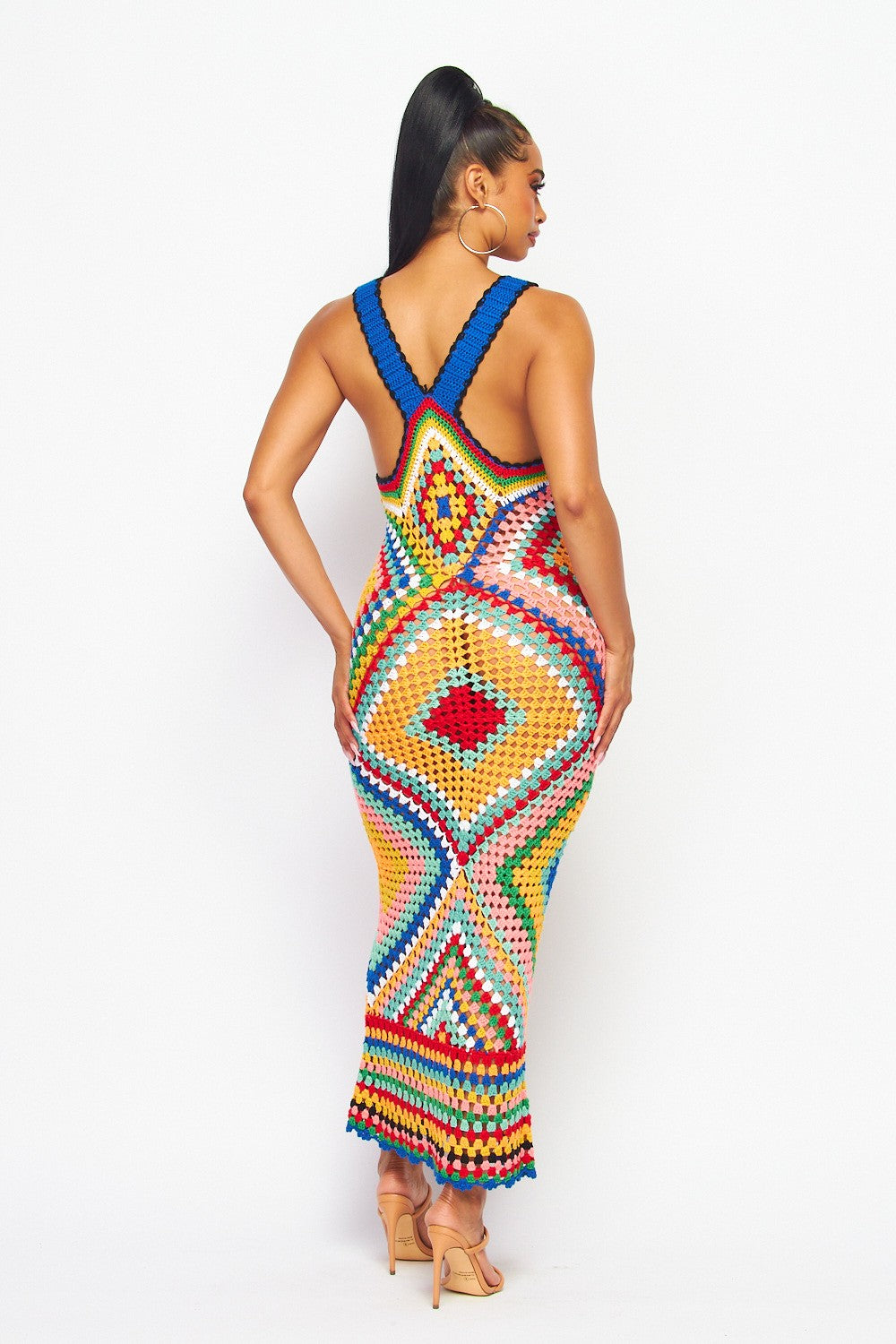 Gaun Maxi rajut buatan tangan  - Summer Dresses Yours Clothing ulasan dan harga