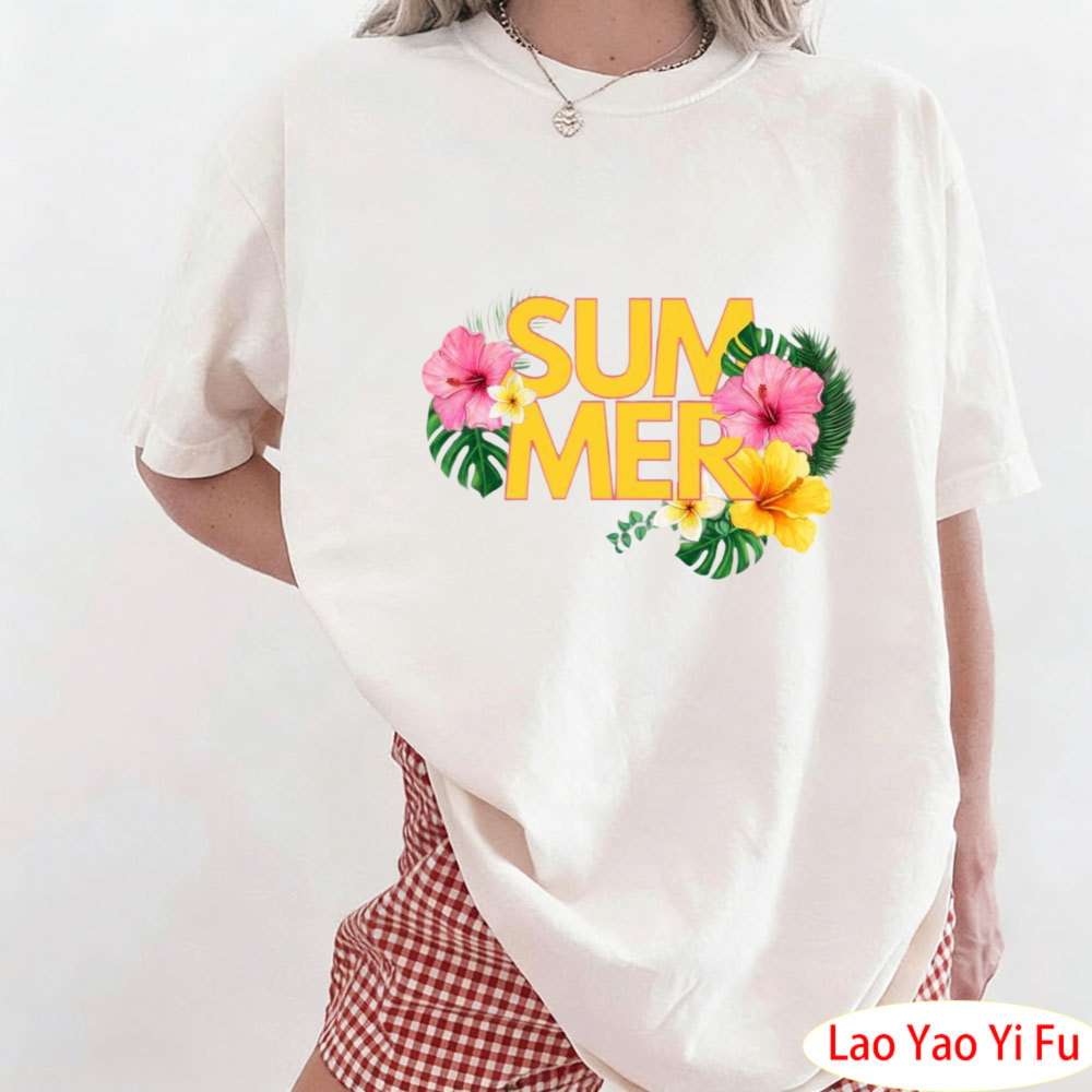 Kaus Bunga Tropis Musim Panas  - Summer Clothing Resort ulasan dan harga
