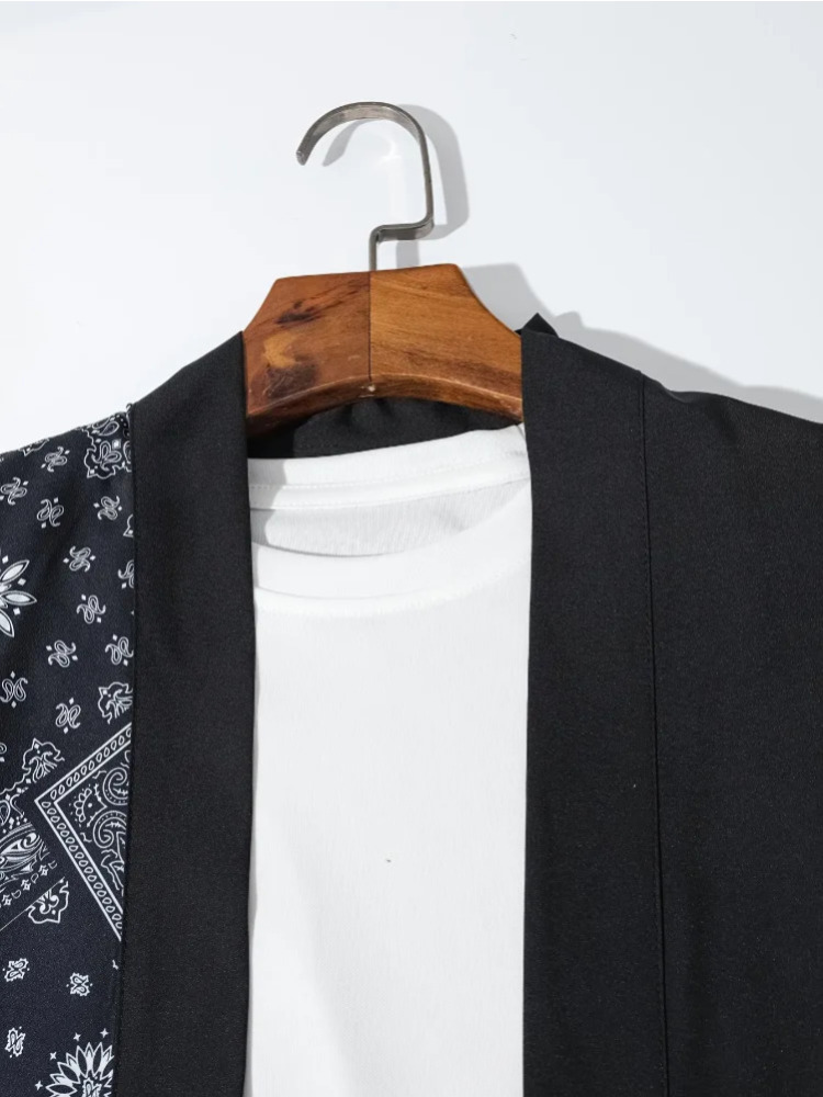 Kaus depan terbuka motif huruf - Summer Clothing Resort ulasan dan harga