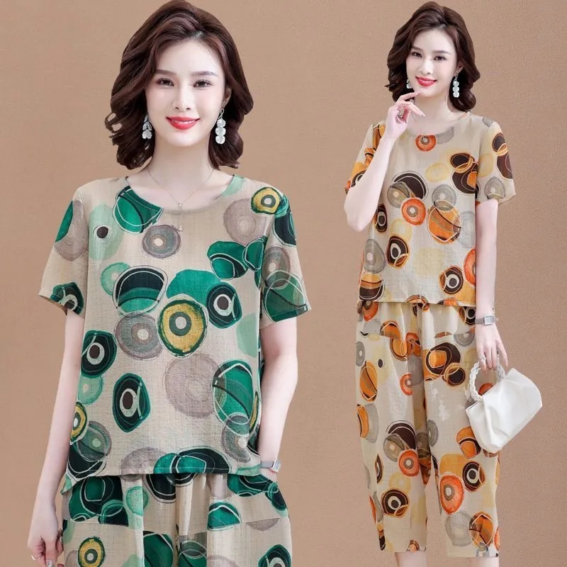 T-Shirt lengan pendek baru unt - Summer Clothing Linen ulasan dan harga