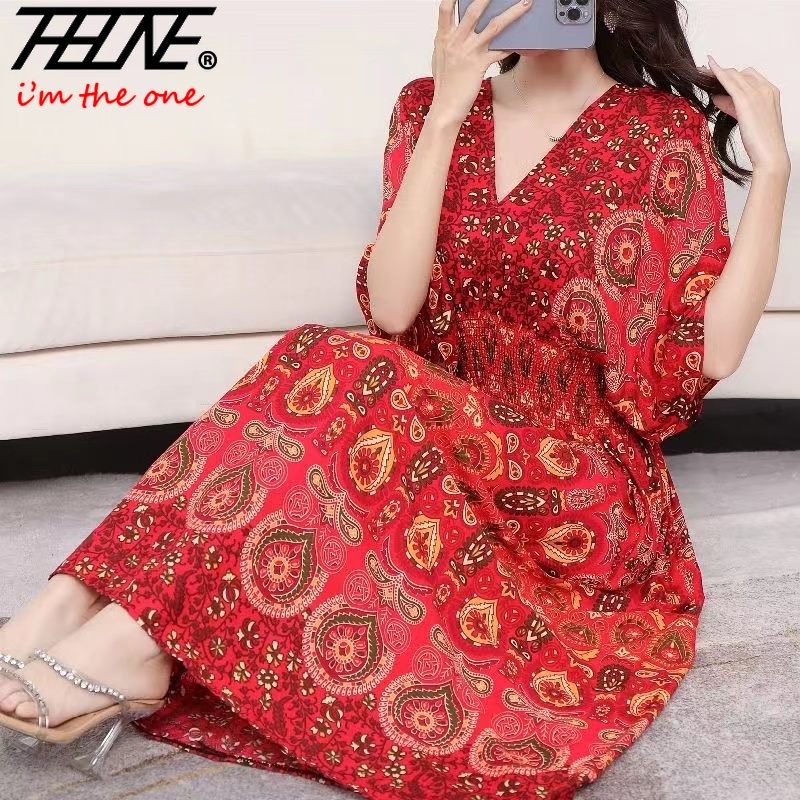 Gaun wanita musim panas 2024 M - Indian Summer Vintage Clothing ulasan dan harga