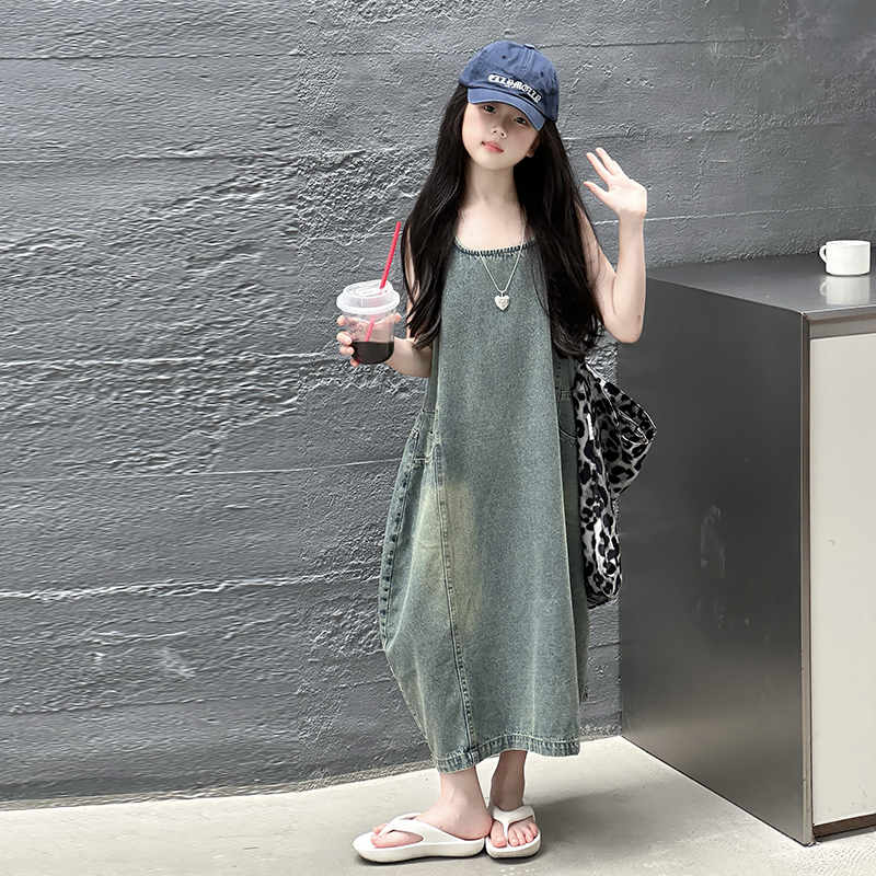 Gaun Denim Tanpa Lengan Kualit - Summer Dresses Yours Clothing ulasan dan harga